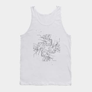 Circuit lines Tank Top